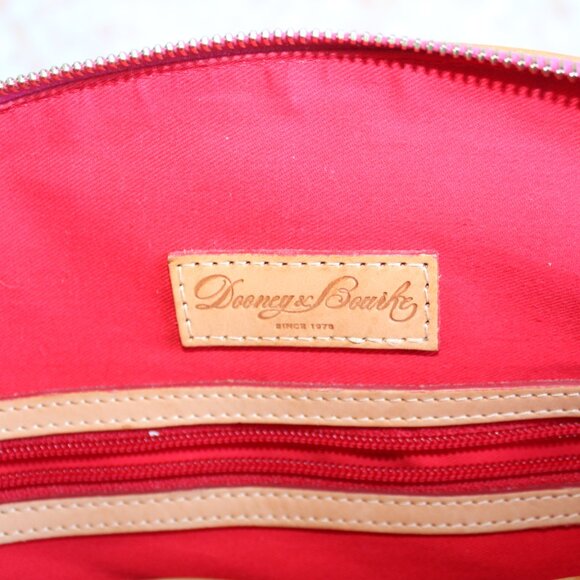 Dooney And Bourke Spicy Pink Quilted Satchel Handbag - Picture 8 of 15